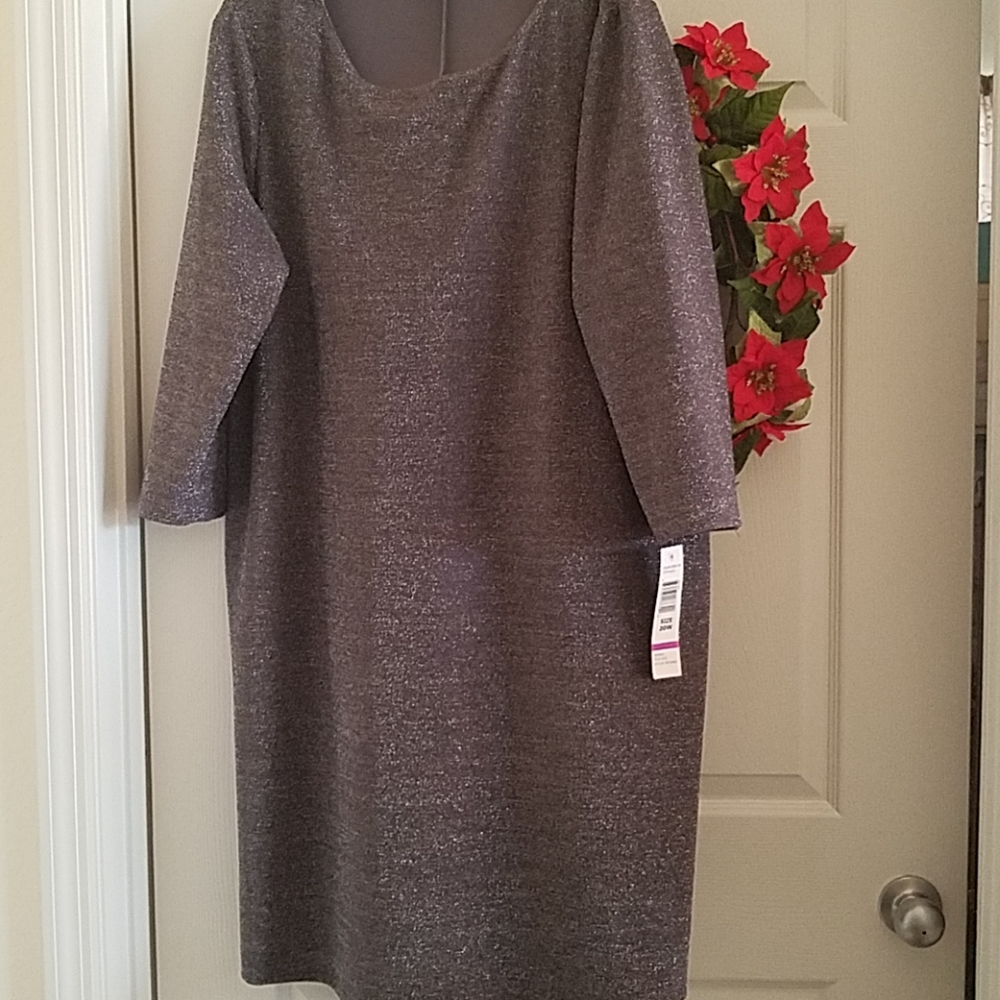 Size 20  New with label Spandex Knit dress.